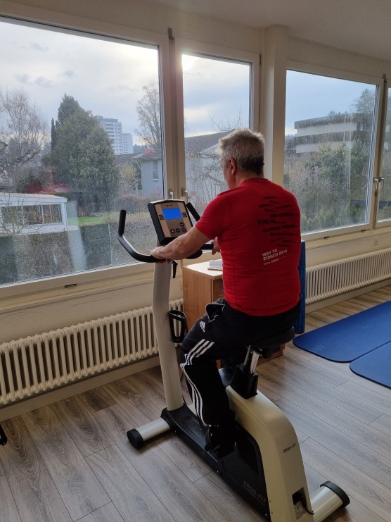 Velo Ergometer in gebrauch